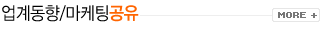 업계동향/마케팅공유